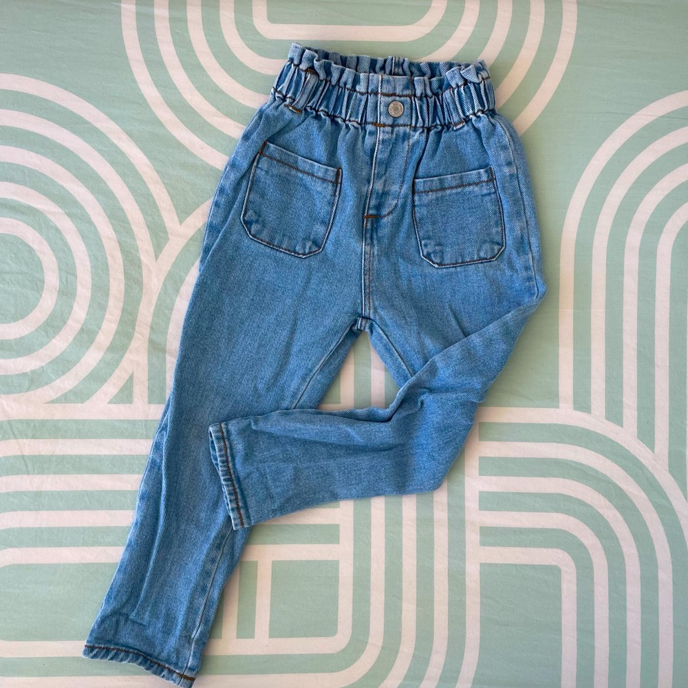 Zara Kids Paperbag Jeans Size 3-4